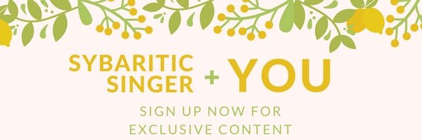 Email list sign-up | Sybaritic Singer