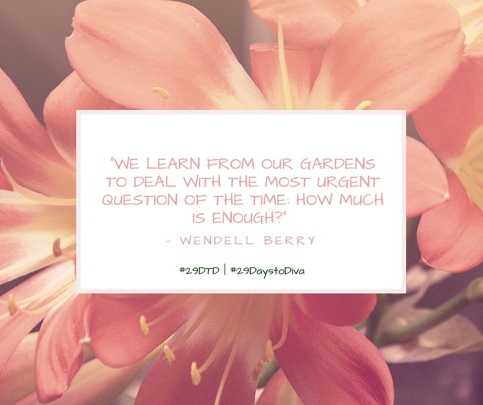 #29DTD | #29DaystoDiva | Are you planting, growing, or harvesting? | Sybaritic Singer
