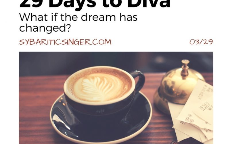 29 Days to Diva | Sybaritic Singer | #29DTD | www.sybariticsinger.com